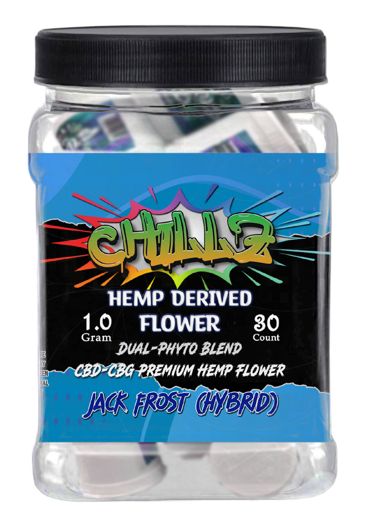 Chillz 1 Gram 30 Count Flower Jar Hybrid